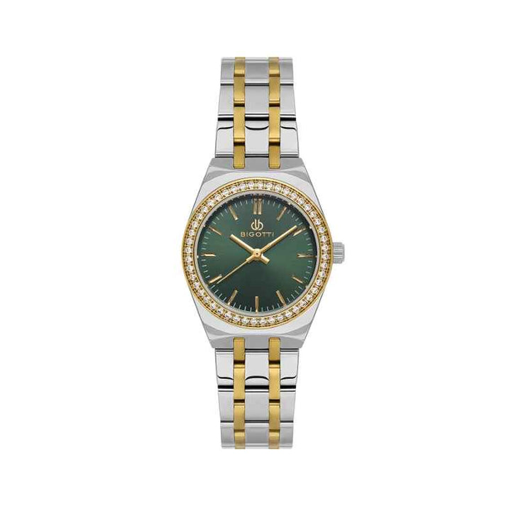 Bigotti Raffinata Women Stainless Steel Silver and Gold Watch BG1106155