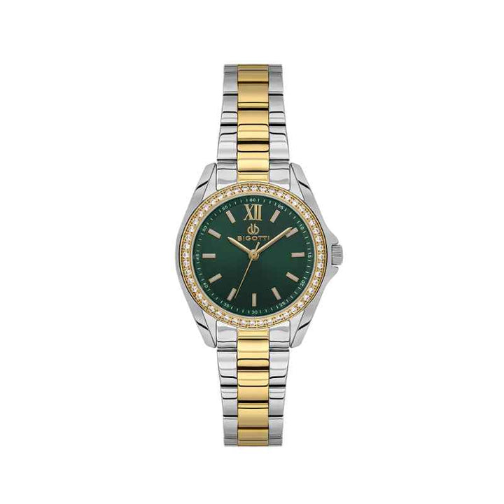 Bigotti Raffinata Women Stainless Steel Silver and Gold Watch BG1106215