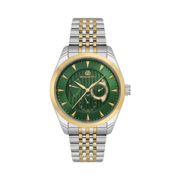 Bigotti Quotidiano Men Stainless Steel Silver and Gold Watch BG1106244