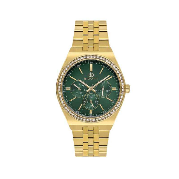 Bigotti Raffinata Women Stainless Steel Gold Watch BG1106355