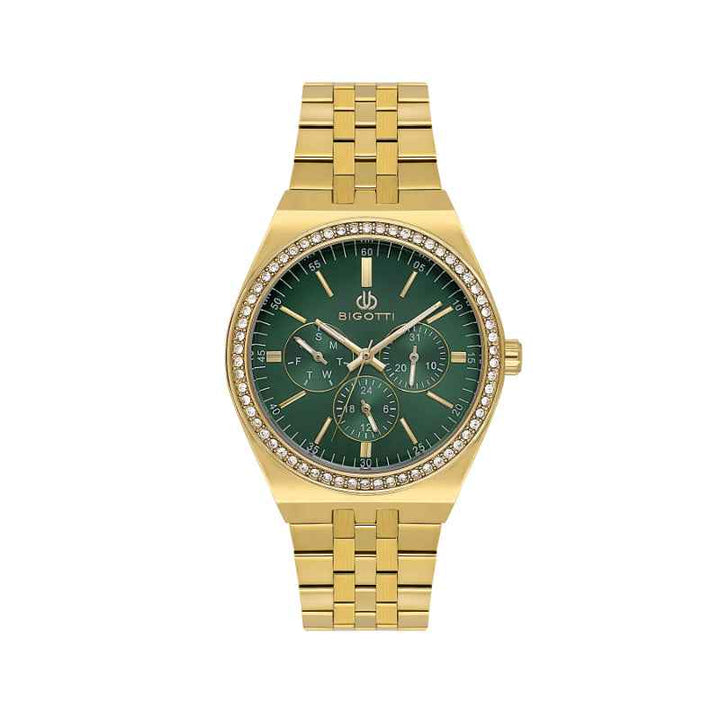 Bigotti Raffinata Women Stainless Steel Gold Watch BG1106355