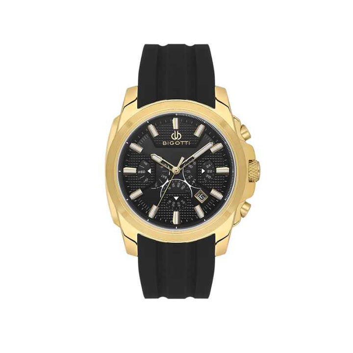 Bigotti Raffinato Men Silicone Black Watch BG1106363