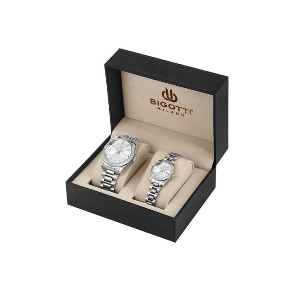 Bigotti Quotidiano Couple Stainless Steel Silver Watch BG1106401
