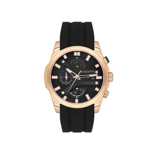 Bigotti Raffinato Men Silicone Black Watch BG1106413