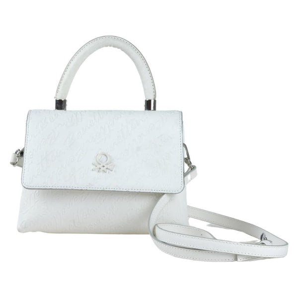 Benetton Ladies Sling Bag BNT1061 White