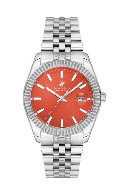 Beverly Hills Polo Club Women Silver Stainless Steel Analog Watch