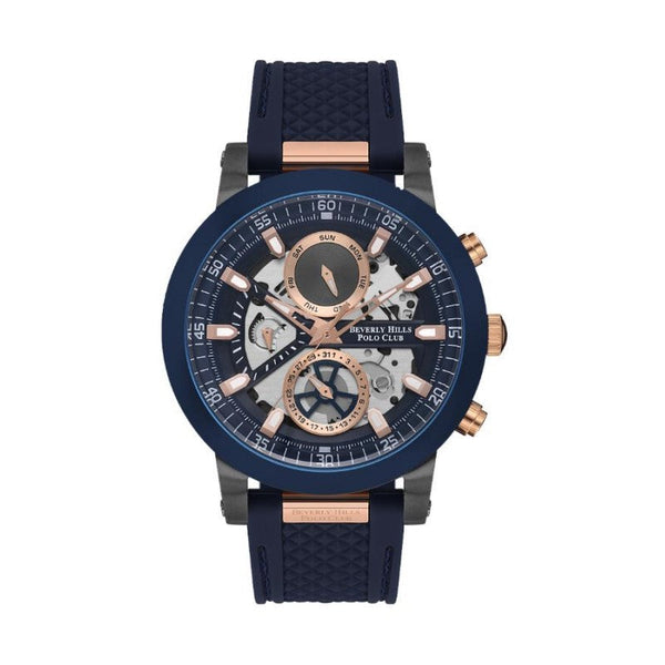 Beverly Hills Polo Club Men Blue Silicone Analog Watch