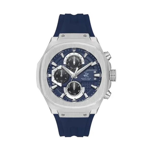 Beverly Hills Polo Club Men Blue Silicone Analog Watch