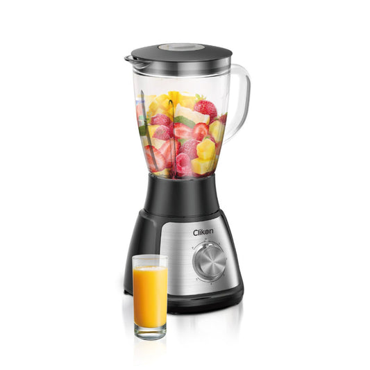 Clikon Blender Juicer 4 In 1 500W Silver