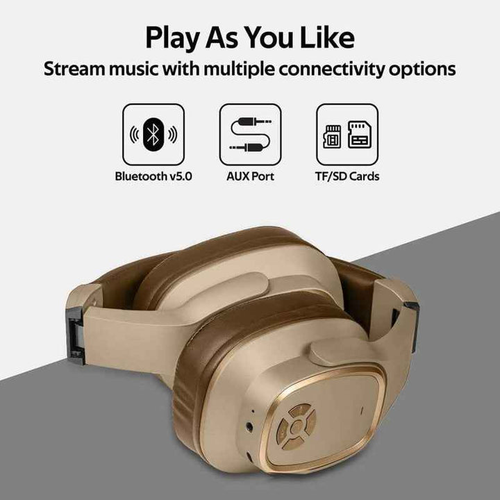 Promate CORVIN Wireless Over Ear Headphone Brown CORVIN-BRWN