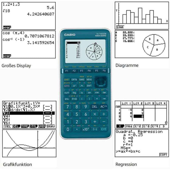 Casio Graphing Calculator 2100 Functions CSO-FX-7400GIII