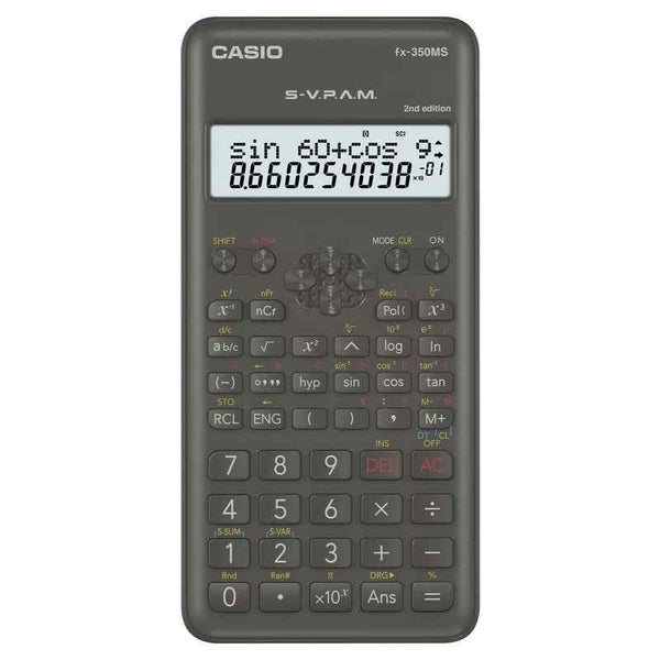 Casio 2nd Edition Standard scientific calculator 240 Functions CSO-FX350MS-2