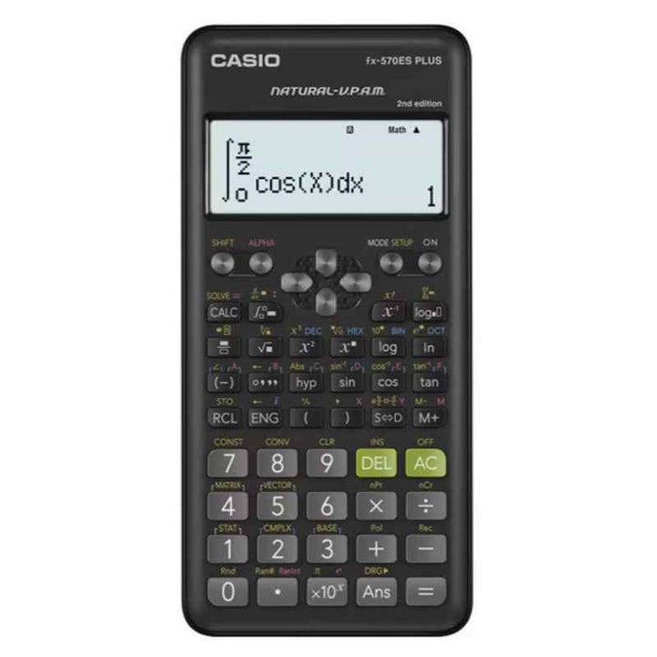Casio 2nd Edition Standard scientific calculator 417 Functions CSO-FX570ESPLUS-2