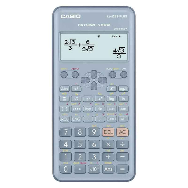 Casio Standard scientific calculator 252 Functions Blue CSO-FX82ESPLUS-2-BU