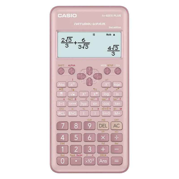 Casio Standard scientific calculator 252 Functions Pink CSO-FX82ESPLUS-2-PK