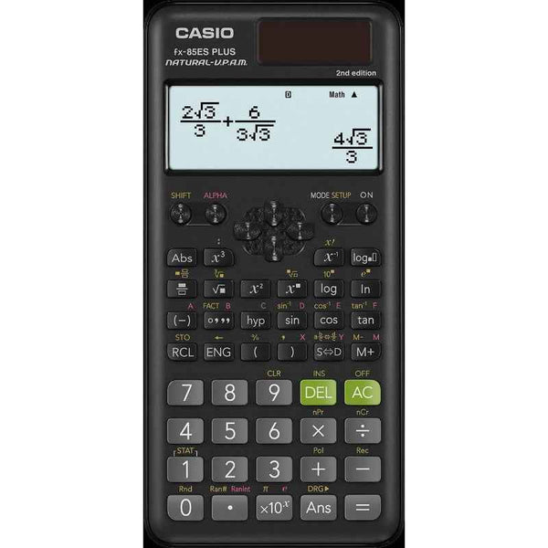 Casio Standard scientific calculator 252 Functions Black CSO-FX85ESPLUS-2