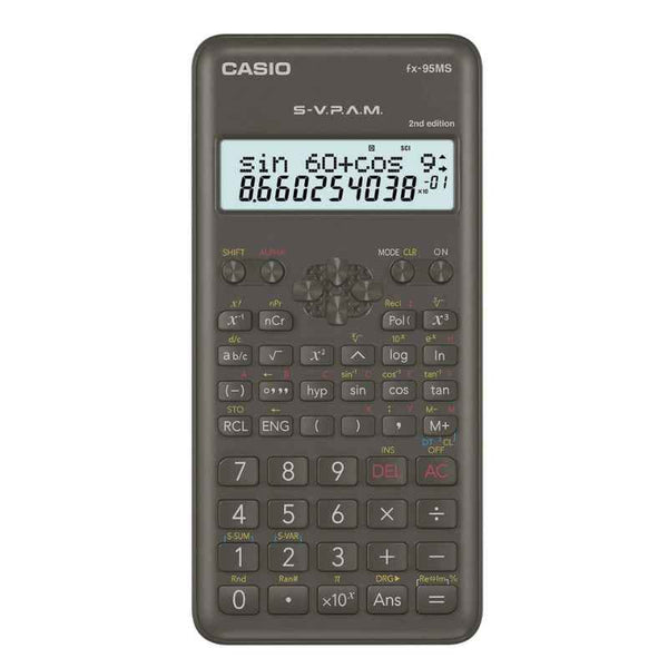 Casio Standard scientific calculator 244 Functions Black CSO-FX95MS-2