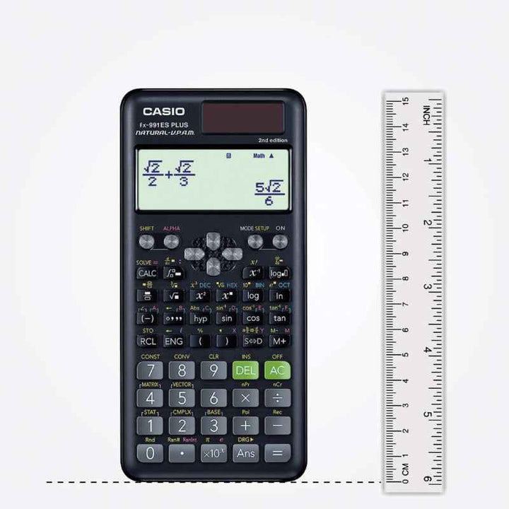 Casio Standard scientific calculator 417 Functions Black CSO-FX991ESPLUS-2