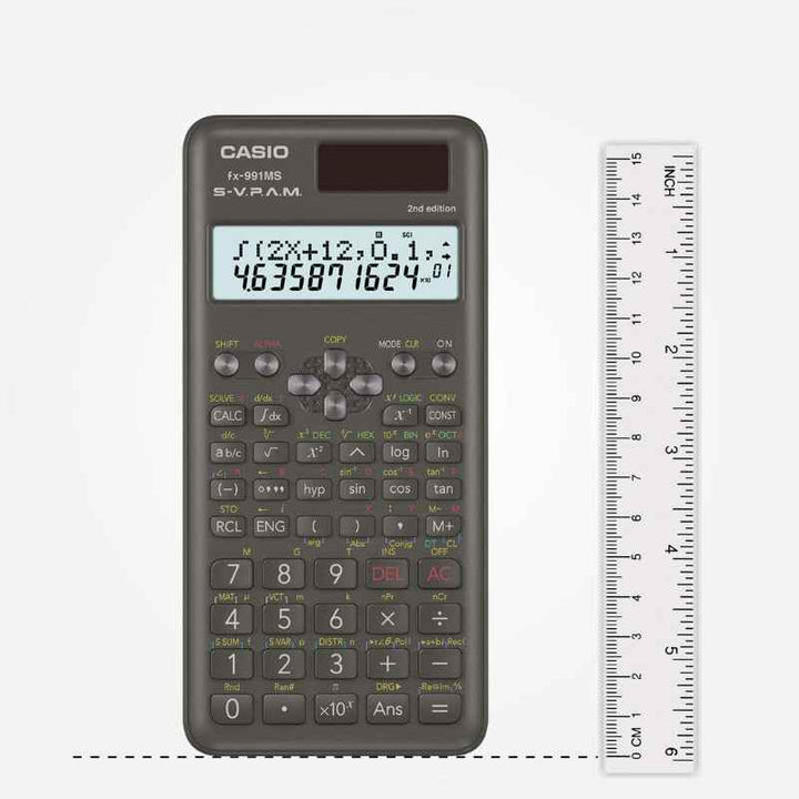 Casio Standard scientific calculator 401 Functions Black CSO-FX991MS-2
