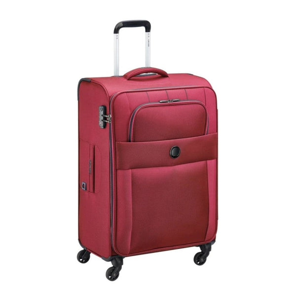 Delsey Trolley Cuzco 4 Wheels Soft Trolley Nest Red 68Cm