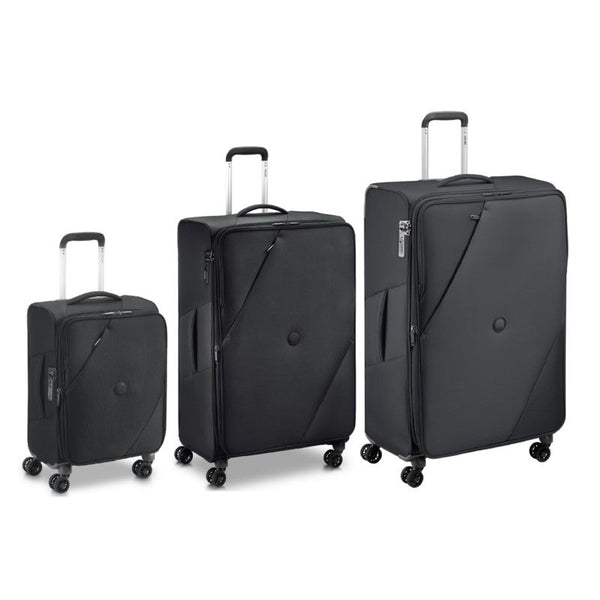 Delsey Trolley Maringa Nest 3P Set 801 820 830 Black 495782