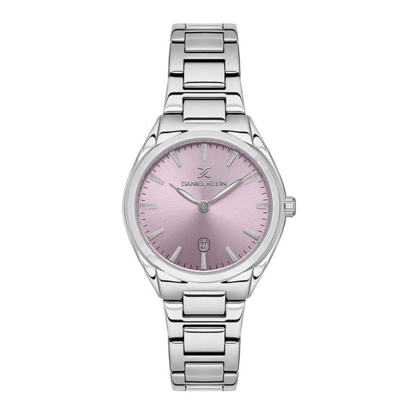 Daniel Klein Women Silver Stainless Steel Analog Watch