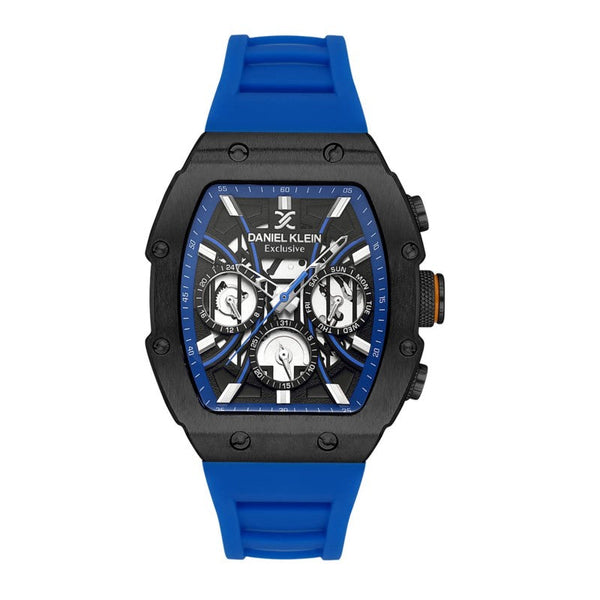 Daniel Klein Men Blue Silicone Analog Watch