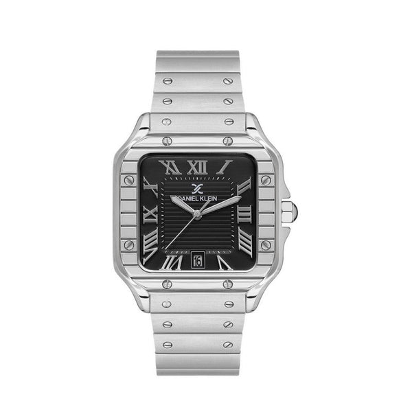 Daniel Klein Men Silver Stainless Steel Analog Watch