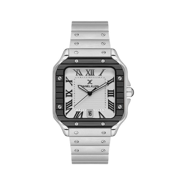 Daniel Klein Men Silver Stainless Steel Analog Watch