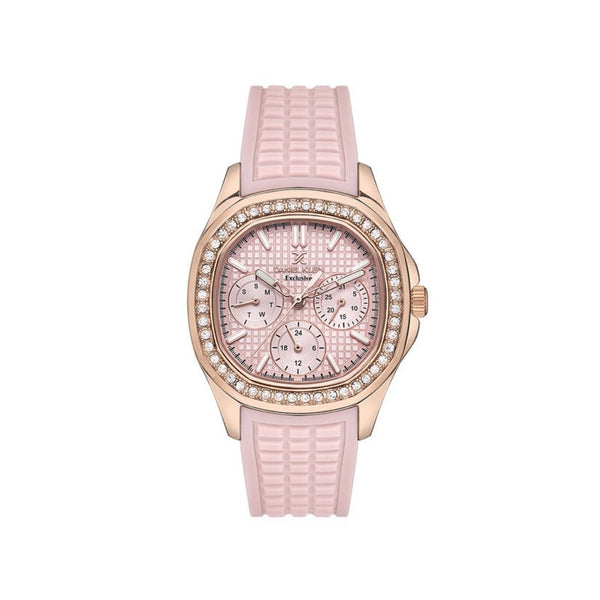 Daniel Klein Women Pink Silicone Analog Chronograph Watch