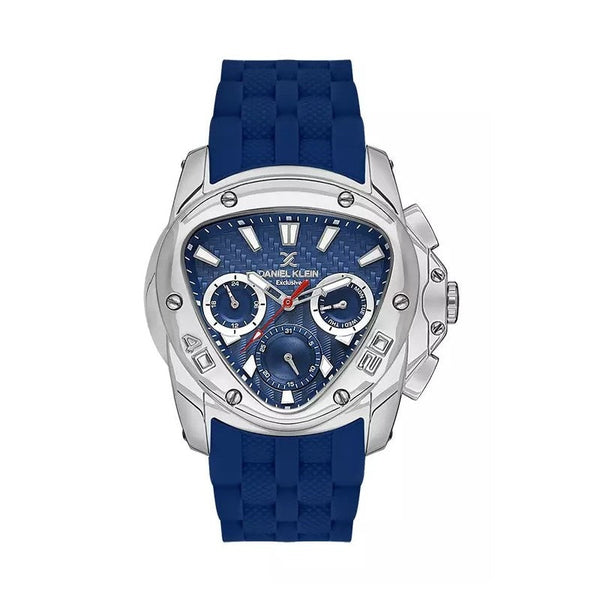 Daniel Klein Men Blue Silicone Analog Watch