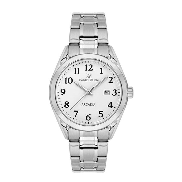 Daniel Klein Men Silver Stainless Steel Analog Watch