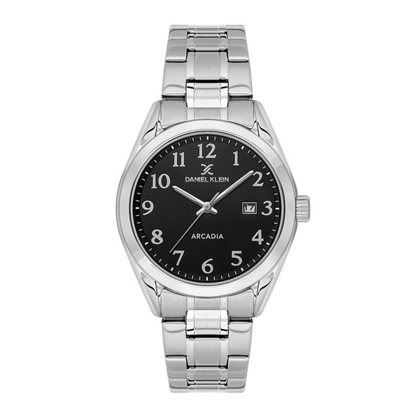 Daniel Klein Men Silver Stainless Steel Analog Watch