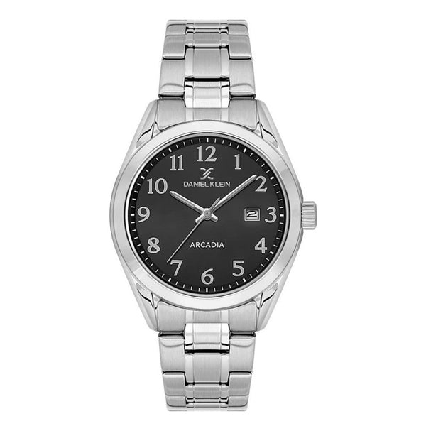 Daniel Klein Men Silver Stainless Steel Analog Watch