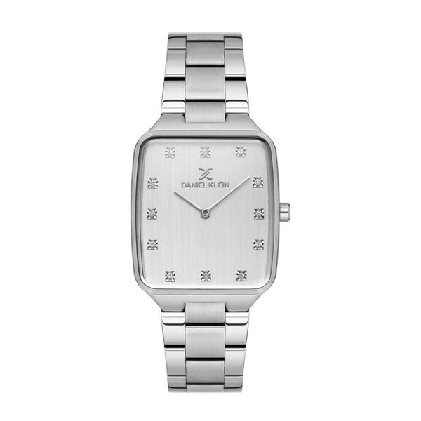 Daniel Klein Women Silver Stainless Steel Analog Watch