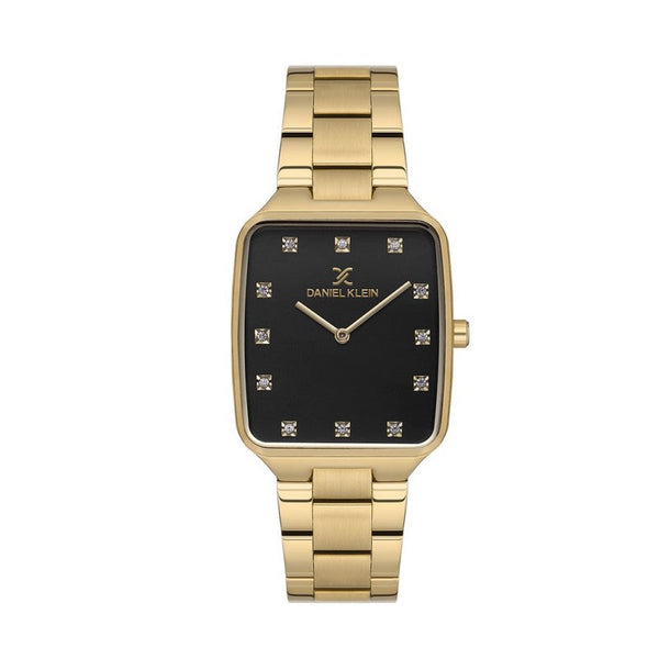 Daniel Klein Women Gold Stainless Steel Analog Watch