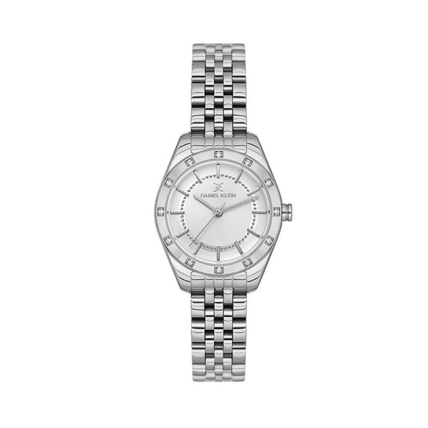 Daniel Klein Women Silver Stainless Steel Analog Watch