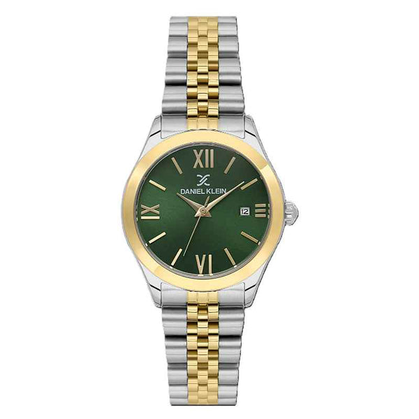 Daniel Klein Women Stainless Steel Silver and Gold Watch DK1139205
