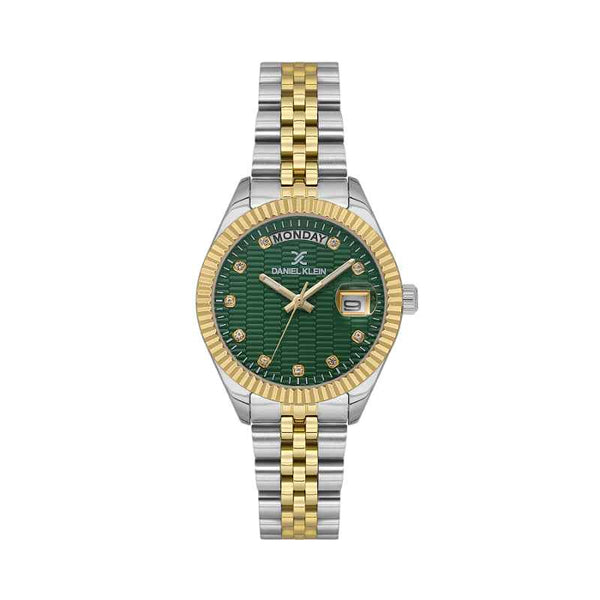 Daniel Klein Women Stainless Steel Silver and Gold Watch DK1139264