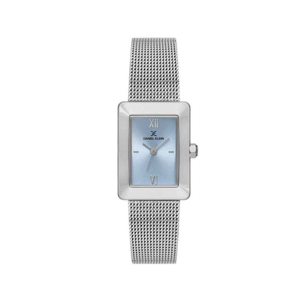 Daniel Klein Women Mesh Band Silver Watch DK1139282