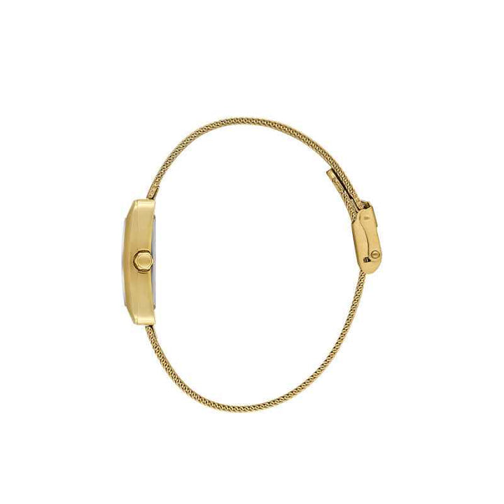 Daniel Klein Women Mesh Band Gold Watch DK1139284