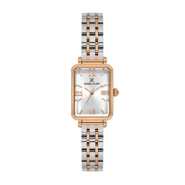 Daniel Klein Women Stainless Steel Silver and Rose Gold Watch DK1139346