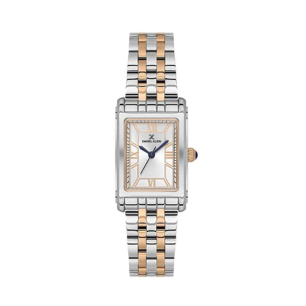 Daniel Klein Women Stainless Steel Silver and Rose Gold Watch DK1139366