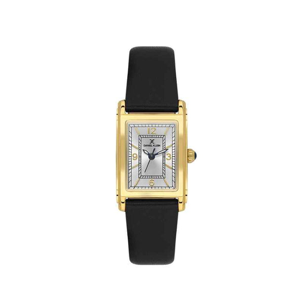 Daniel Klein Women Genuine Leather Black Watch DK1139374