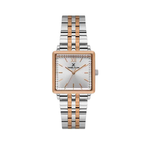 Daniel Klein Women Stainless Steel Silver and Rose Gold Watch DK1139416