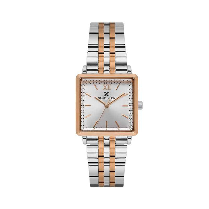 Daniel Klein Women Stainless Steel Silver and Rose Gold Watch DK1139416