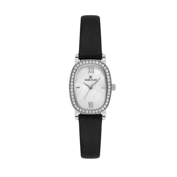 Daniel Klein Women Genuine Leather Black Watch DK1139431