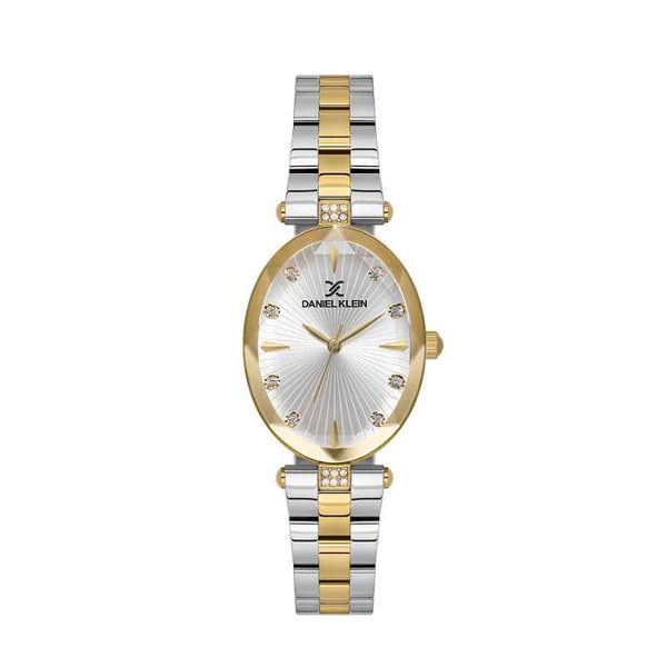 Daniel Klein Women Stainless Steel Silver and Gold Watch DK1139543