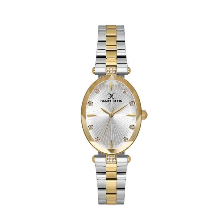 Daniel Klein Women Stainless Steel Silver and Gold Watch DK1139543