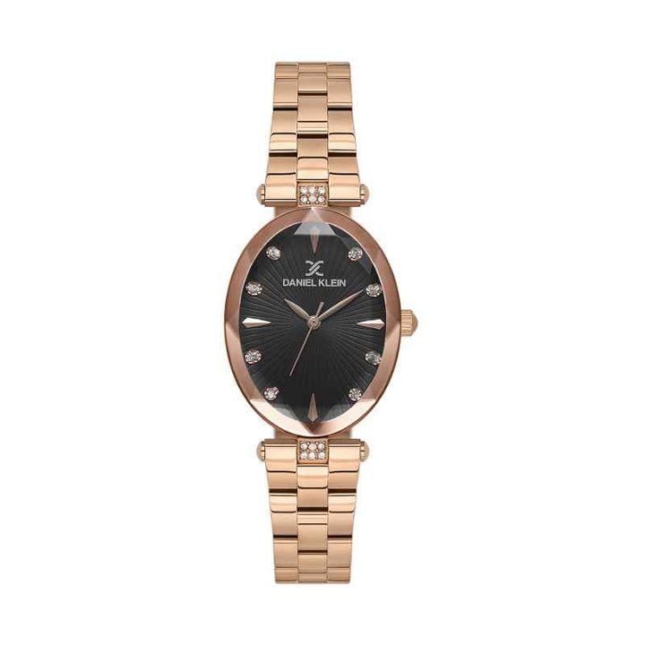 Daniel Klein Women Stainless Steel Rose Gold Watch DK1139545
